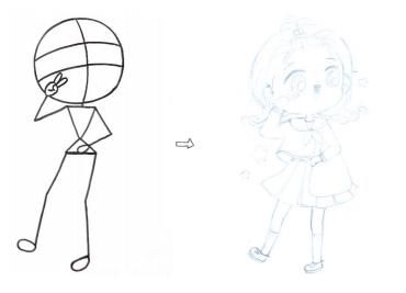  青春校园|解锁甜心少女换装趴！7个步骤画出青春校园风的Q萌女孩