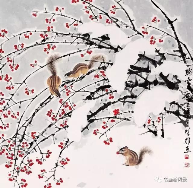  松鼠|看他画的小松鼠，绝对是一种享受！