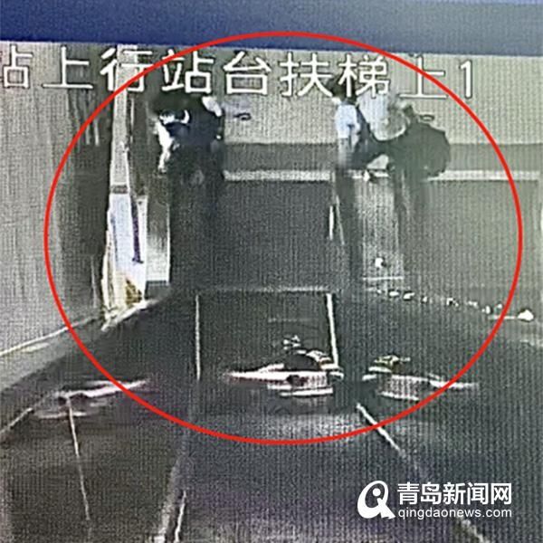 青岛地铁|15秒救下乘客 这俩地铁司机危急时刻的反应太专业了