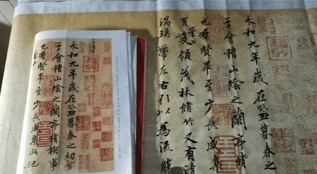 书协|11岁男孩临的《兰亭序》出来时, 网友喊话中书协: 丑书大师看看