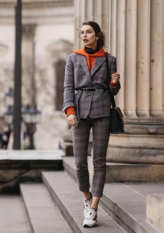 组合|最近火了一种穿搭, 叫“西装+运动鞋”,舒适百搭又不失气质