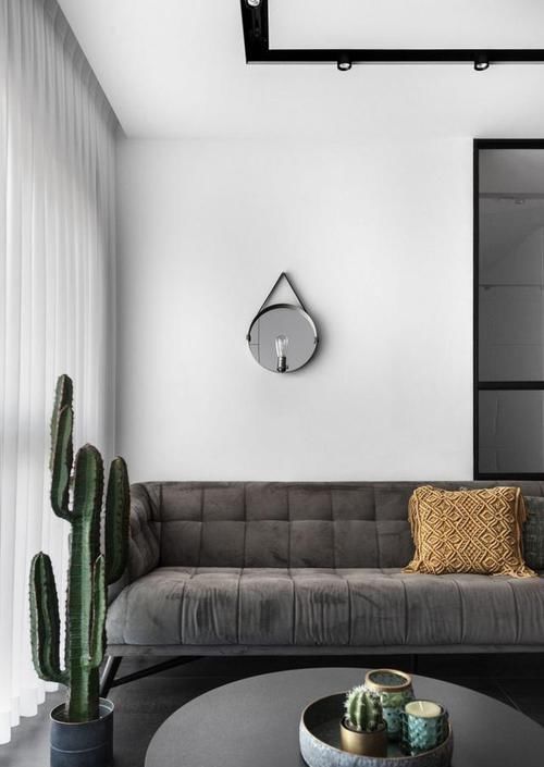  撞色|头一次见如此吸睛的撞色设计，极简空间+亮色单品，高级感爆棚