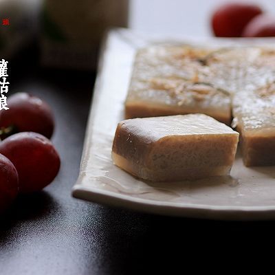  凉糕|双色西米凉糕