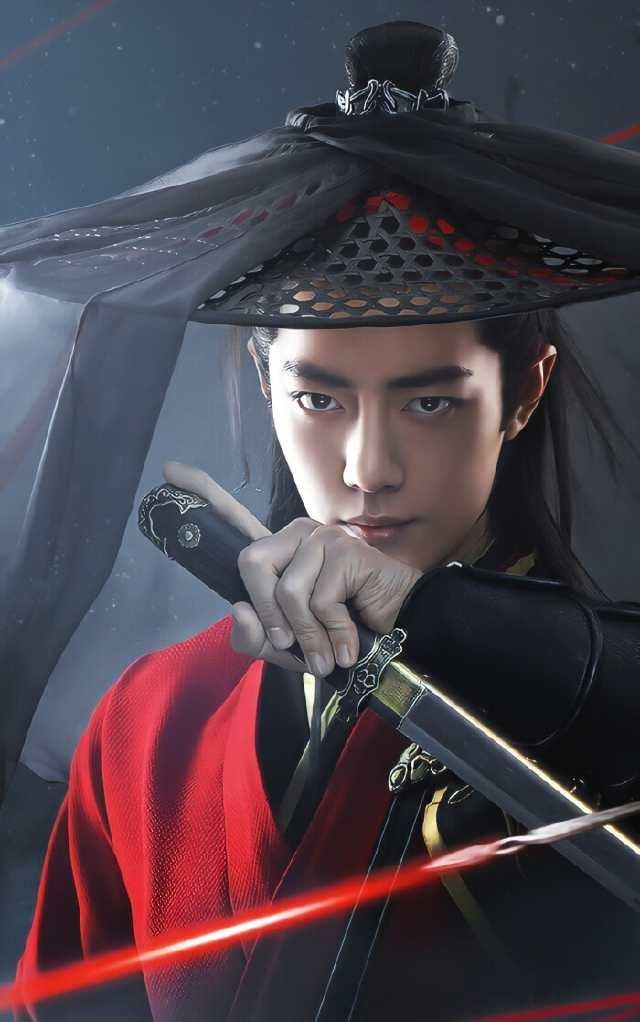  手游|肖战代言新笑傲江湖手游的造型，眉眼神似王一博！