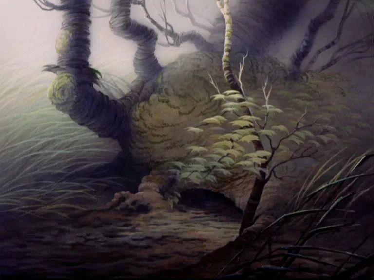  动画|迪斯尼经典动画背景美术资料公开