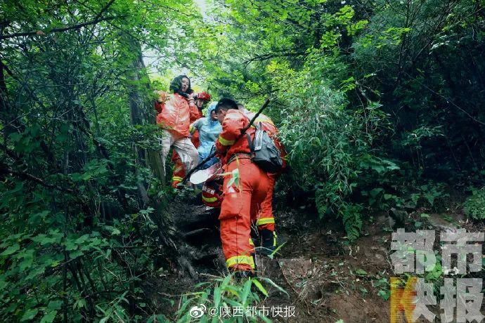 营救|突降大雨体力不支......68人被困秦岭，消防彻夜营救