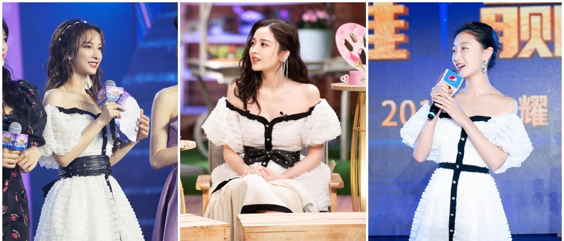  吴昕|吴昕穿泡泡裙秀舞姿，撞衫娜扎和周冬雨，真看不出来有9岁年龄差