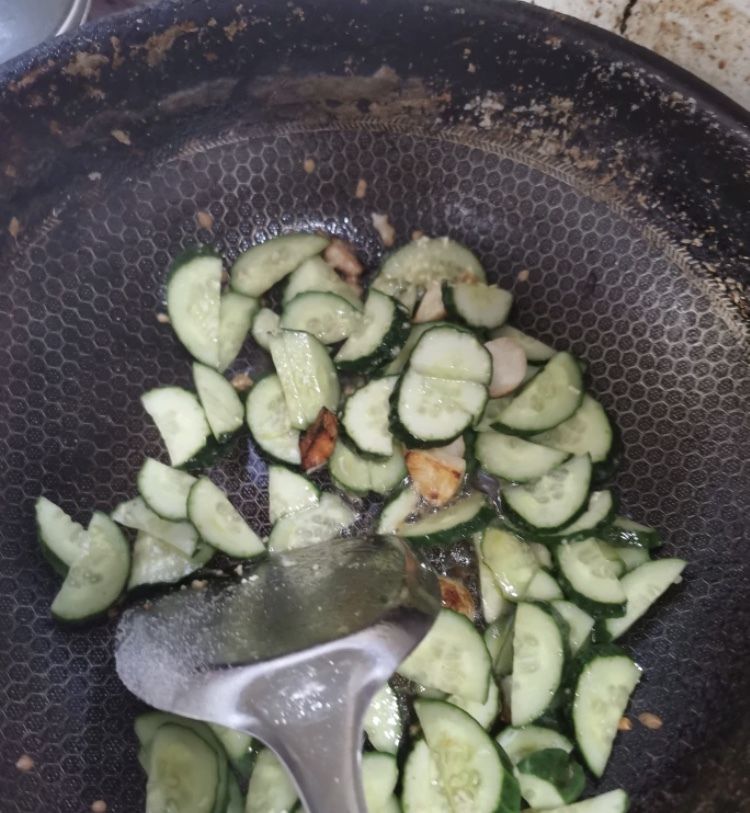  黄瓜|快手菜黄瓜炒鸡蛋