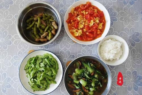 香菇|天热不想吃荤菜,2个大人一个小孩,家常菜炒3个都吃美了