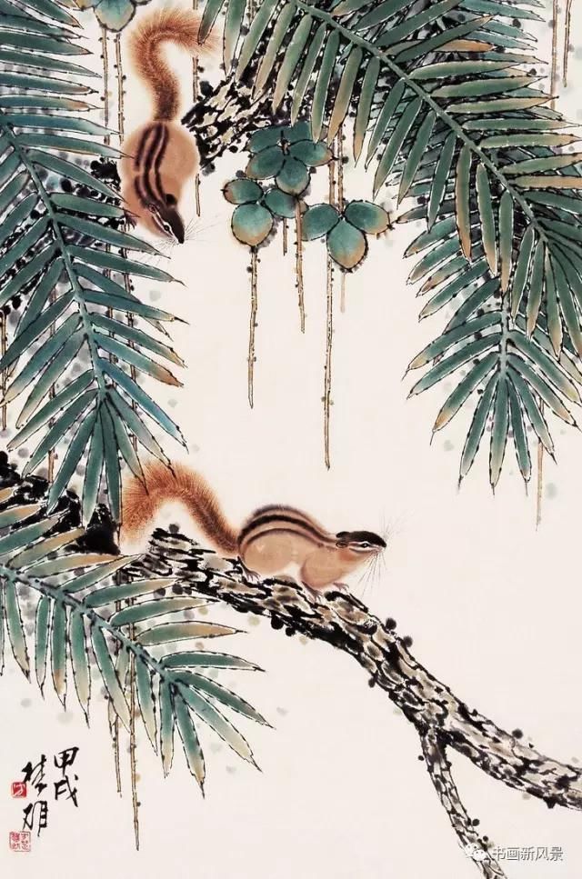  松鼠|看他画的小松鼠，绝对是一种享受！