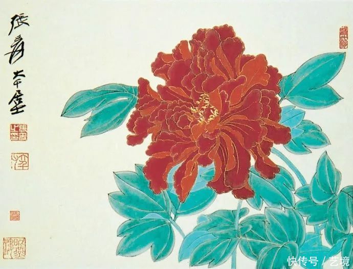 张大千花鸟画欣赏（100幅）