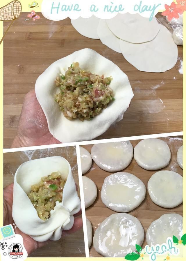 香喷喷|一棵白菜,两碗面,烙出皮薄大馅,香喷喷的白菜饼,真香