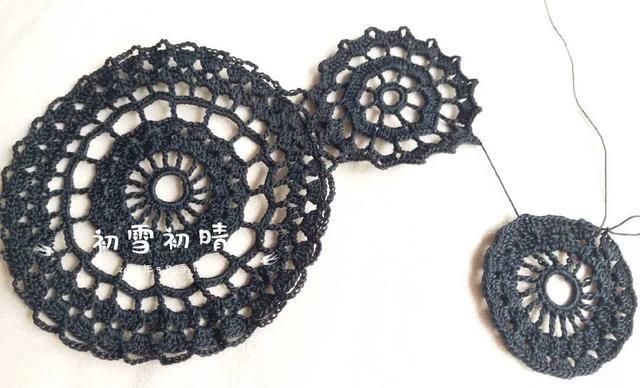 长裙|钩针编织一线连拼花半身裙，气质浪漫长裙你也可以织，附图解教程