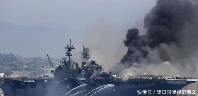 图源|“好人理查德号”生前是个体面人，要不是这次大火她就来南海了