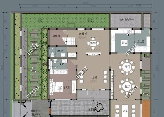 占地尺寸|农村没有堂屋的房子不是好房子,20套户型分享,总有一套看上眼