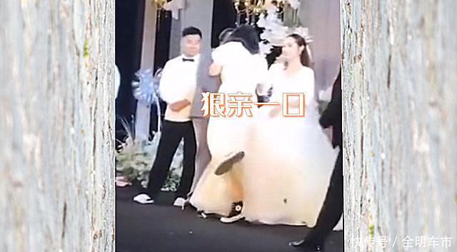 难以置信|河南一婚礼现场,伴娘突然强吻新郎,新娘难以置信
