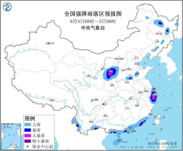 云南|暴雨蓝色预警：黑龙江、江苏、云南等地有大到暴雨