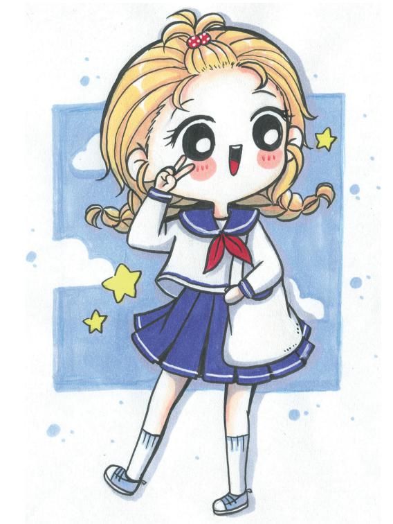  青春校园|解锁甜心少女换装趴！7个步骤画出青春校园风的Q萌女孩