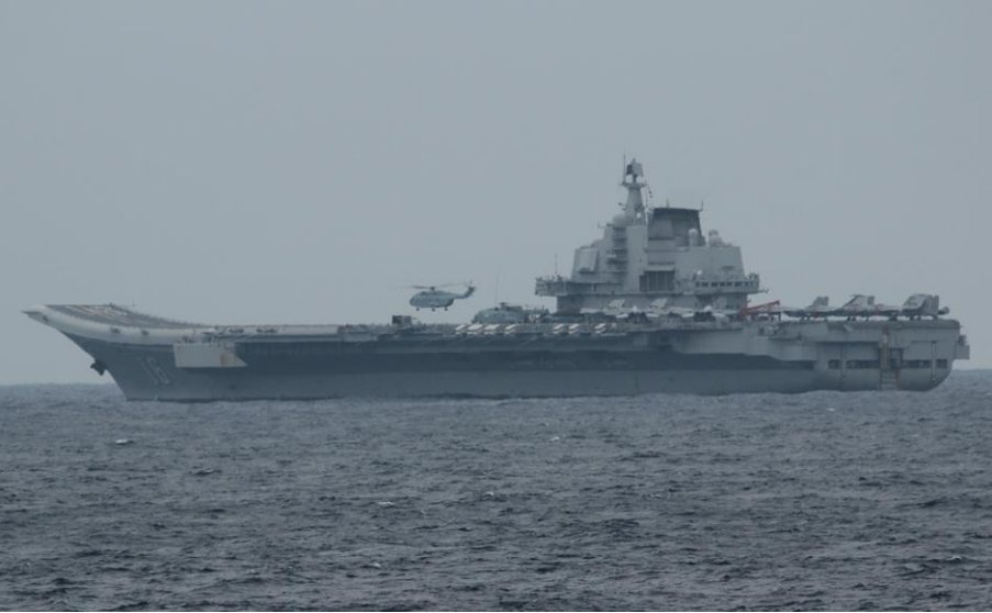 “辽宁舰训练期间，外军舰机持续抵近侦察和跟踪监视”