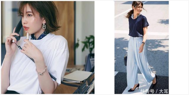 T恤|平淡无奇的T恤这么穿,竟比连衣裙还精致显气质