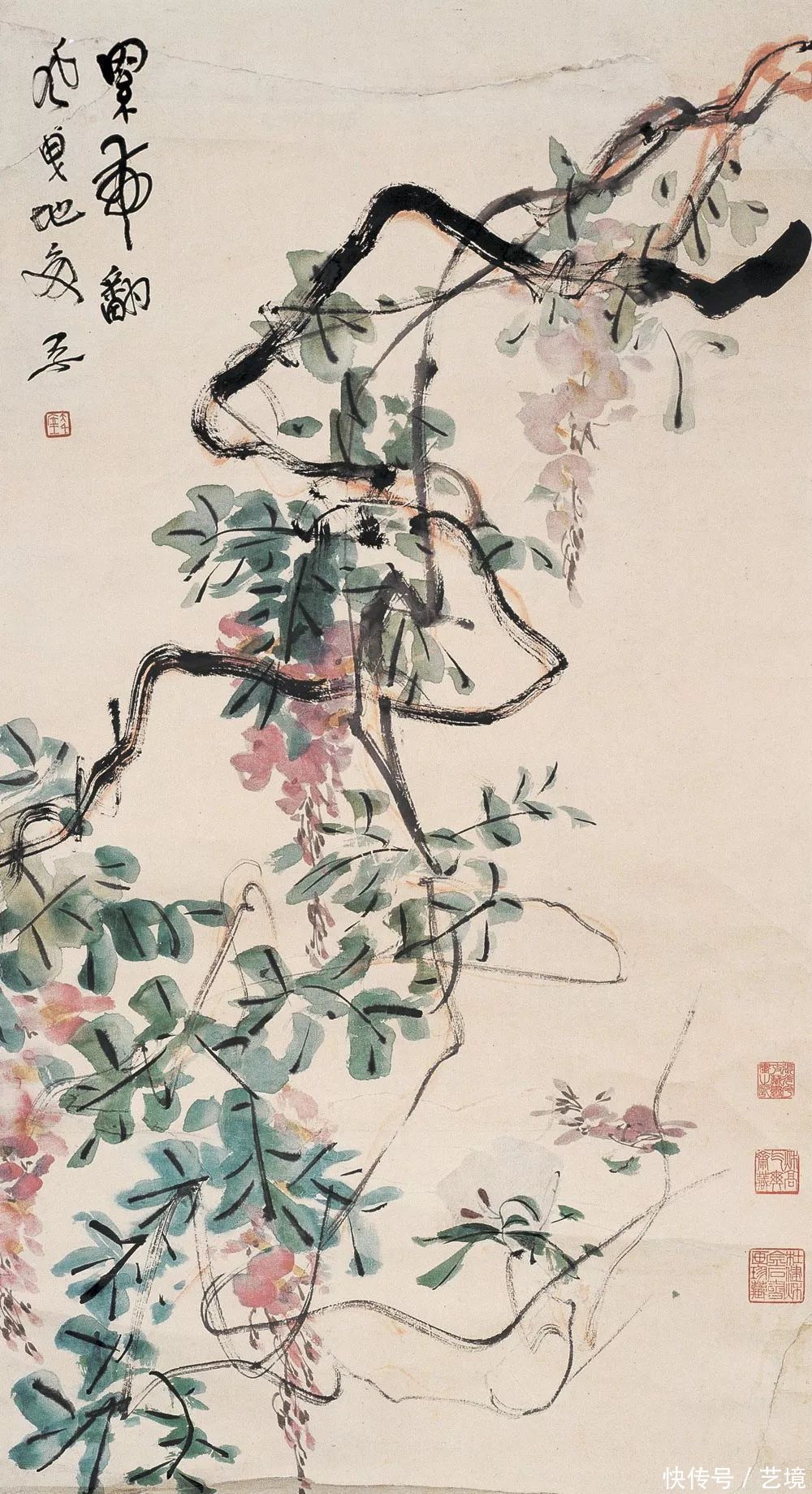 张大千花鸟画欣赏（100幅）