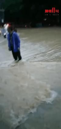  洪水|柳州这些县份遭遇洪水，滴滴打船出动！河水漫上金沙角亲水平台……