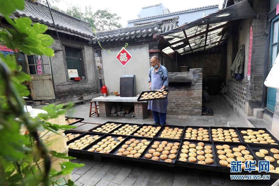 制作|河北井陉：传统手工月饼“开炉”制作