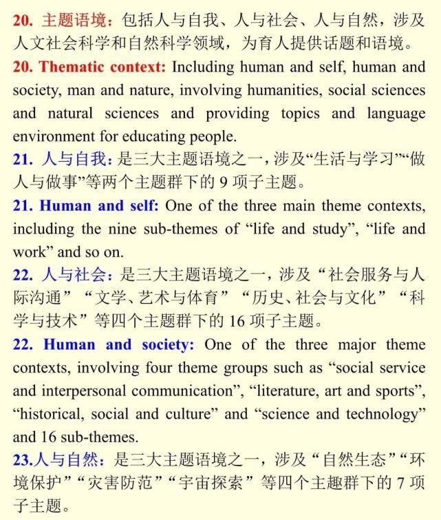  解读|英语教师教学技能比赛必备资源：课程标准术语解读+英汉互译