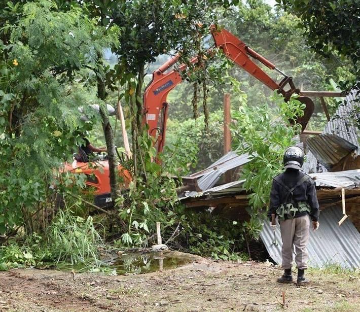  升级|缅甸腊戌监狱土地纠纷升级！缅甸当局暴力强拆违占房屋