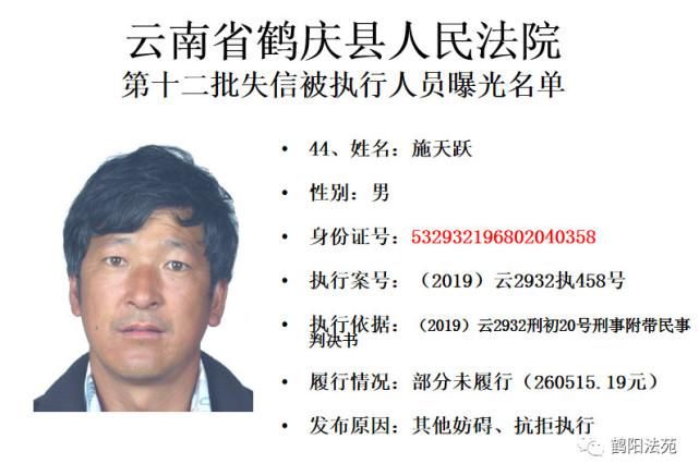 有人|又一批失信被执行人名单曝光,有人仅因为213元钱!