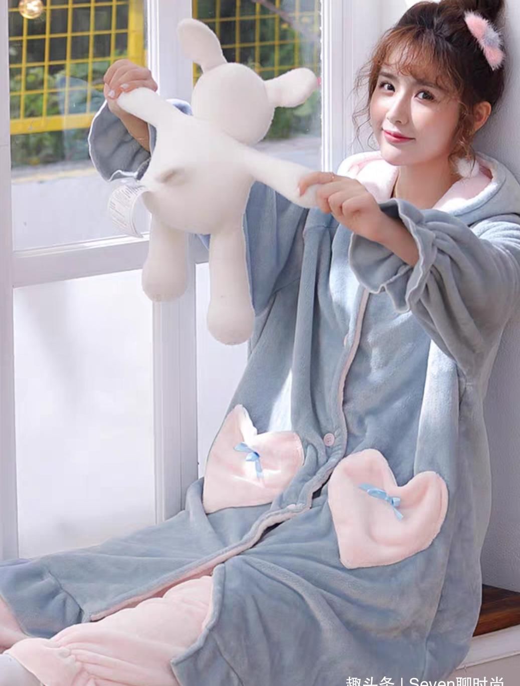 冬天|冬天出门美美的，在家也要足够精致优雅，试试这些超好看的睡衣