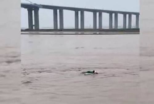  划桨|小伙划桨板27秒黄河中救人被质疑，是想让英雄流血又流泪吗？