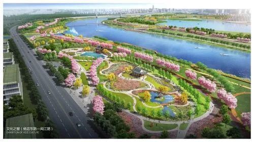 一带|设计图曝光！菏泽将打造万福生态景观带！规划设计为“一带两轴双核五片区”...