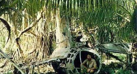 如今|老照片：战犯山本五十六的座机残骸，如今已成当地著名旅游景点！