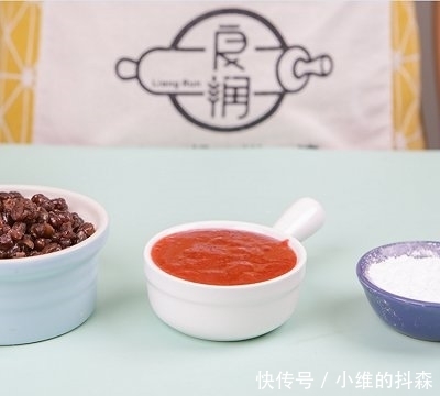 面团|日式网红樱桃红豆包