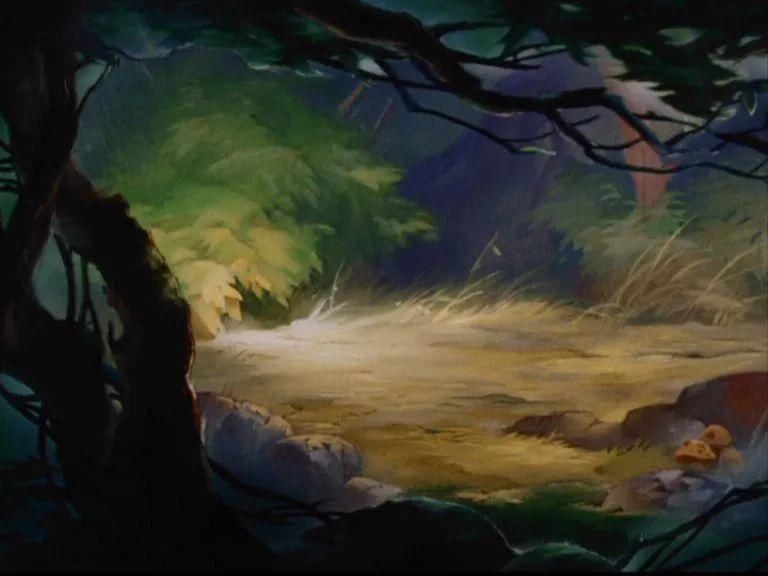  动画|迪斯尼经典动画背景美术资料公开