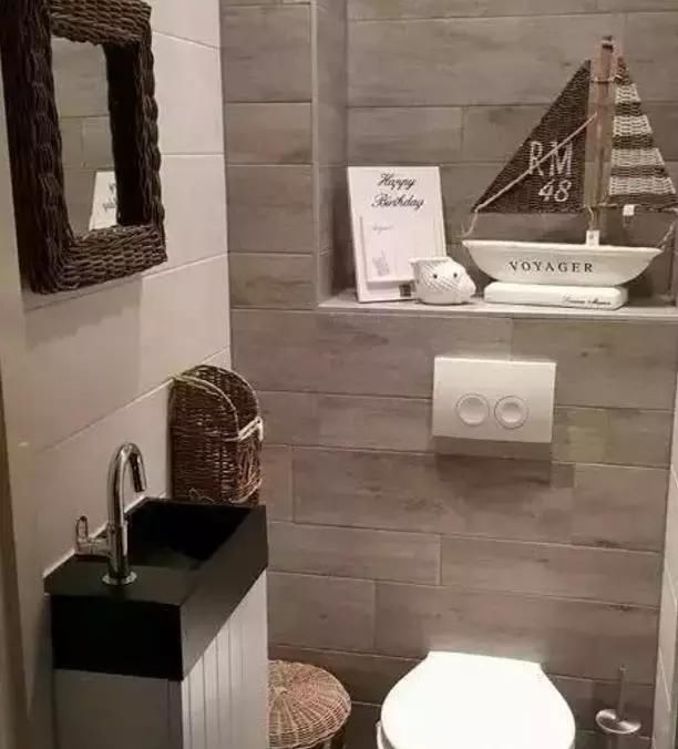  洗漱|卫生间太丑, 一定是洗漱台不够漂亮, 看看别人家的吧