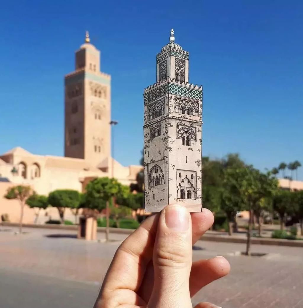 画师|英国插画师的钢笔建筑