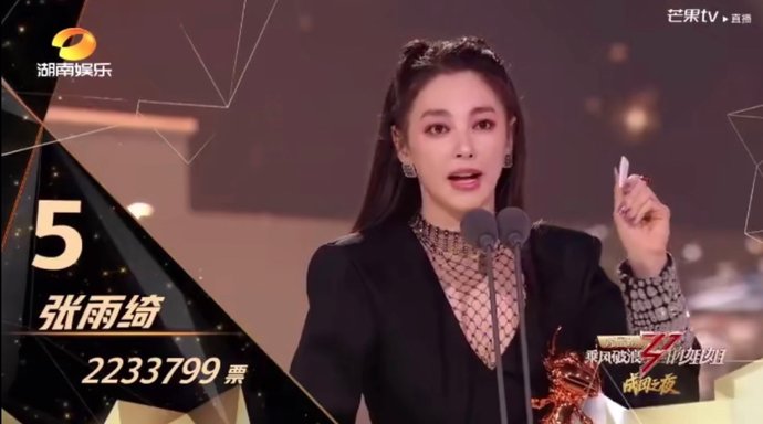  分之五十|浪姐收官，最大的惊喜不是宁静第一，而是张雨绮成团感言