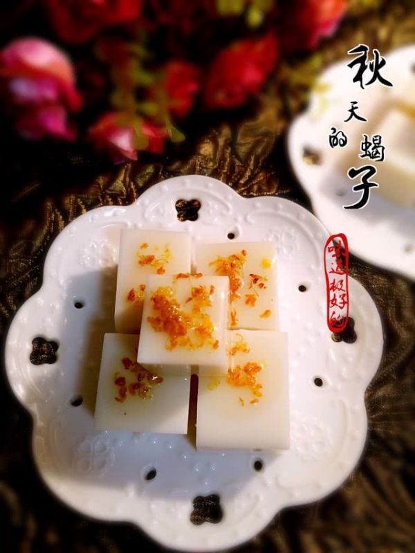  杏仁豆腐|桂花杏仁豆腐