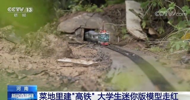  央视|央视：菜地里建“高铁”，大学生迷你版模型走红