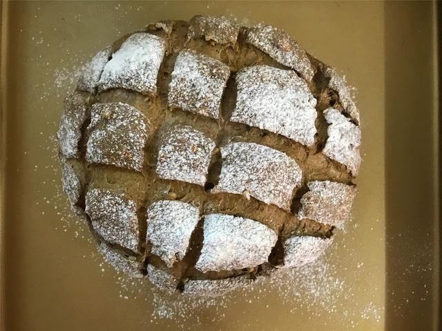  简单|简单2步，教你做无油无糖的乡村黑麦面包，营养低脂，好吃不长肉