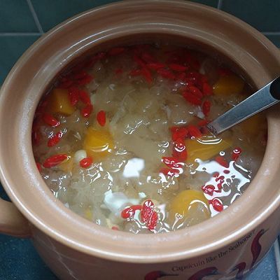  百合|木瓜莲子百合银耳羹