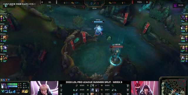  TES|LPL忍界大战尘埃落定，IG连拿两局险胜TES，积分榜第二！