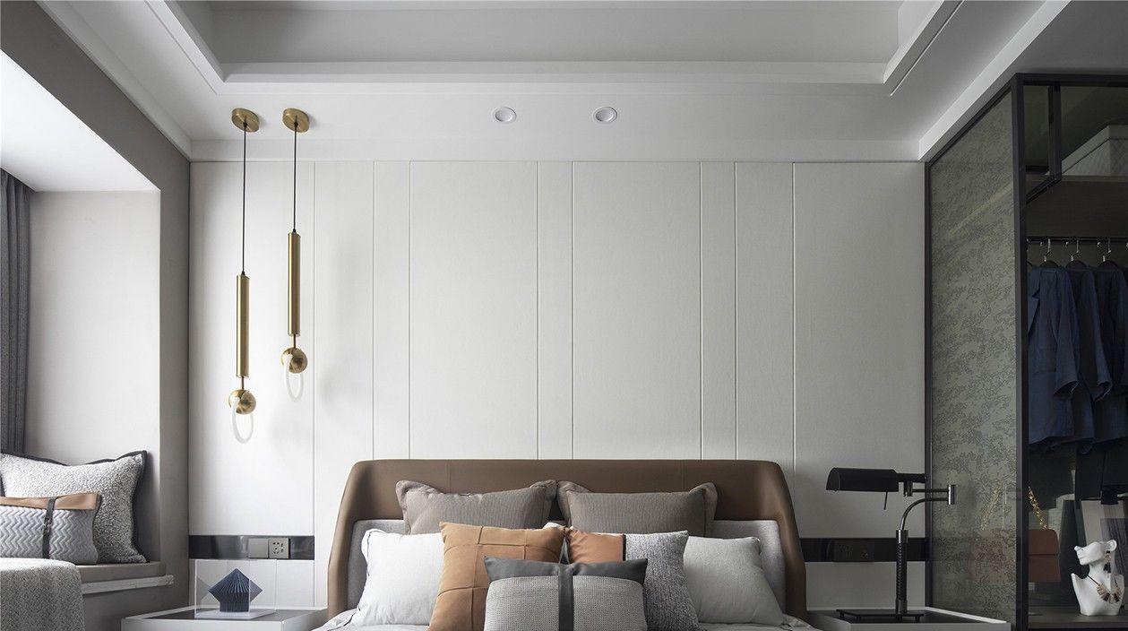  样板间|130㎡现代低奢风样板间, 柔和不乏雅致的高级感