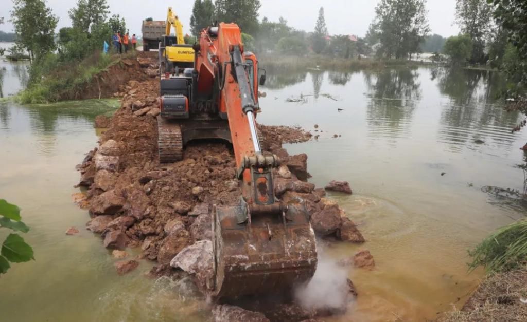  保庄圩东北部|溃口合龙！固镇，今晚再“加固”