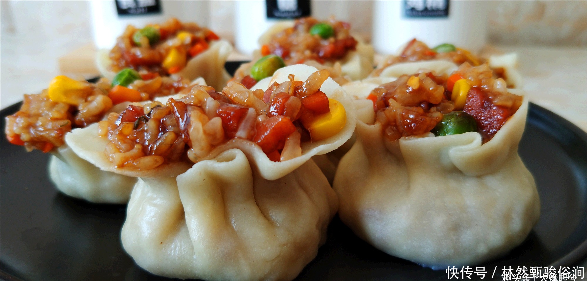 烧麦|1碗糯米1碗面,自己在家做烧麦,皮薄馅足,比买的还好吃,收藏