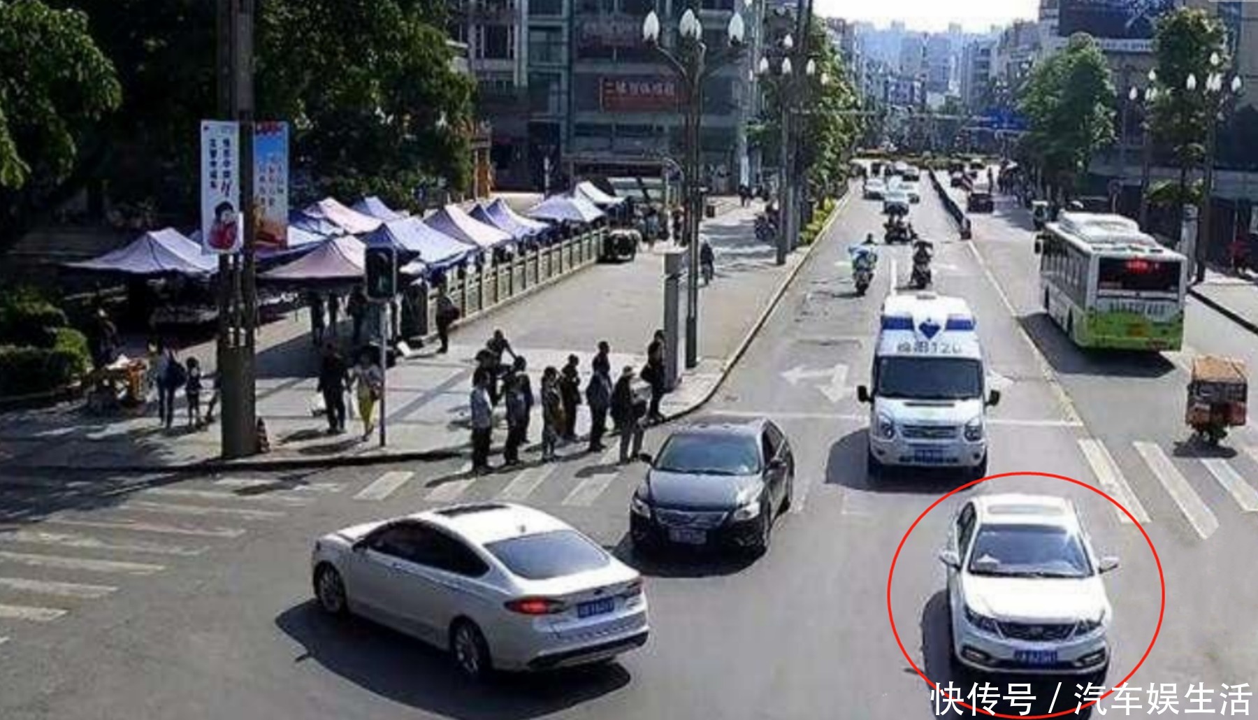 行车记录仪|男子给救护车让行，却被扣6分罚200，拿录像申诉仍被拒