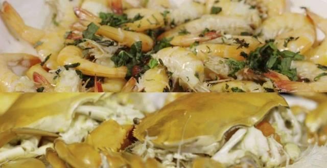 膏蟹|8月这些海鲜正当季!简单用蒜蓉蒸,只需3步,几分钟就能吃!