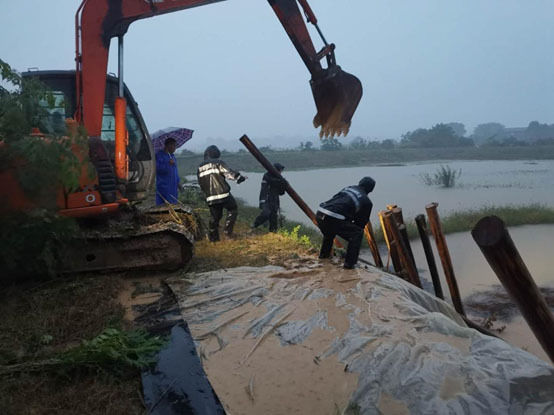 防汛|庐江县泥河镇：雨夜十二小时，防汛抢险刻不容缓